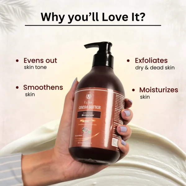 How to Use Cocoa Butter Body Lotion applying cocoa butter body lotion on dry skin