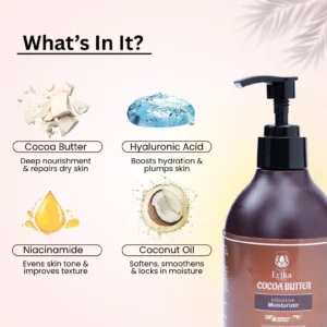 cocoa butter body lotion for deep hydration