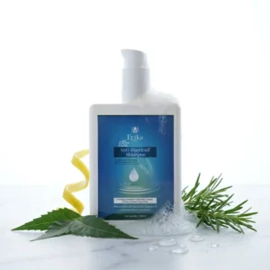 Erika Anti Dandruff Shampoo bottle for effective dandruff control